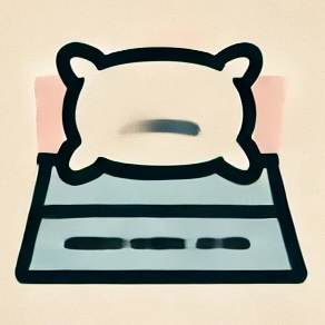 Illustration d'un oreiller et d'une couverture symbolisant le bien-être et le sommeil réparateur grâce à des techniques comme la réflexologie et la récupération sportive à domicile en Savoie.