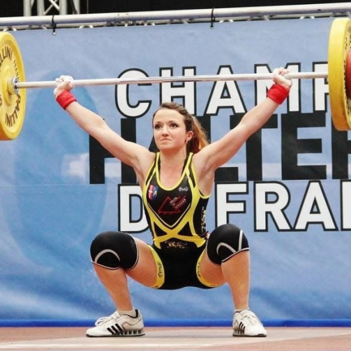 Florence Baillet, Championne de France d'Haltérophilie, participant à sa formation BPJEPS